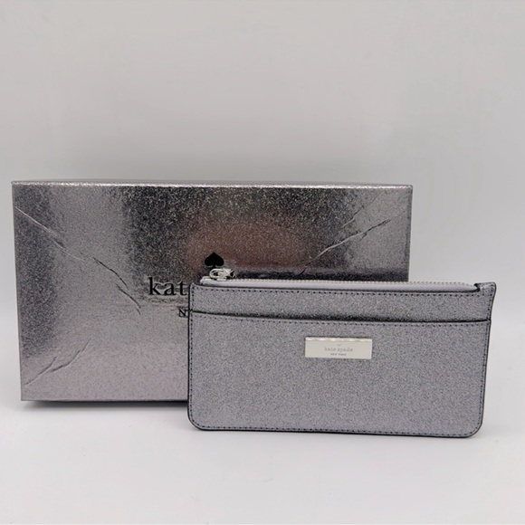 Kate Spade Kenzie Glitter Boxed Large
Slim Card Holder - Picture 5 of 13